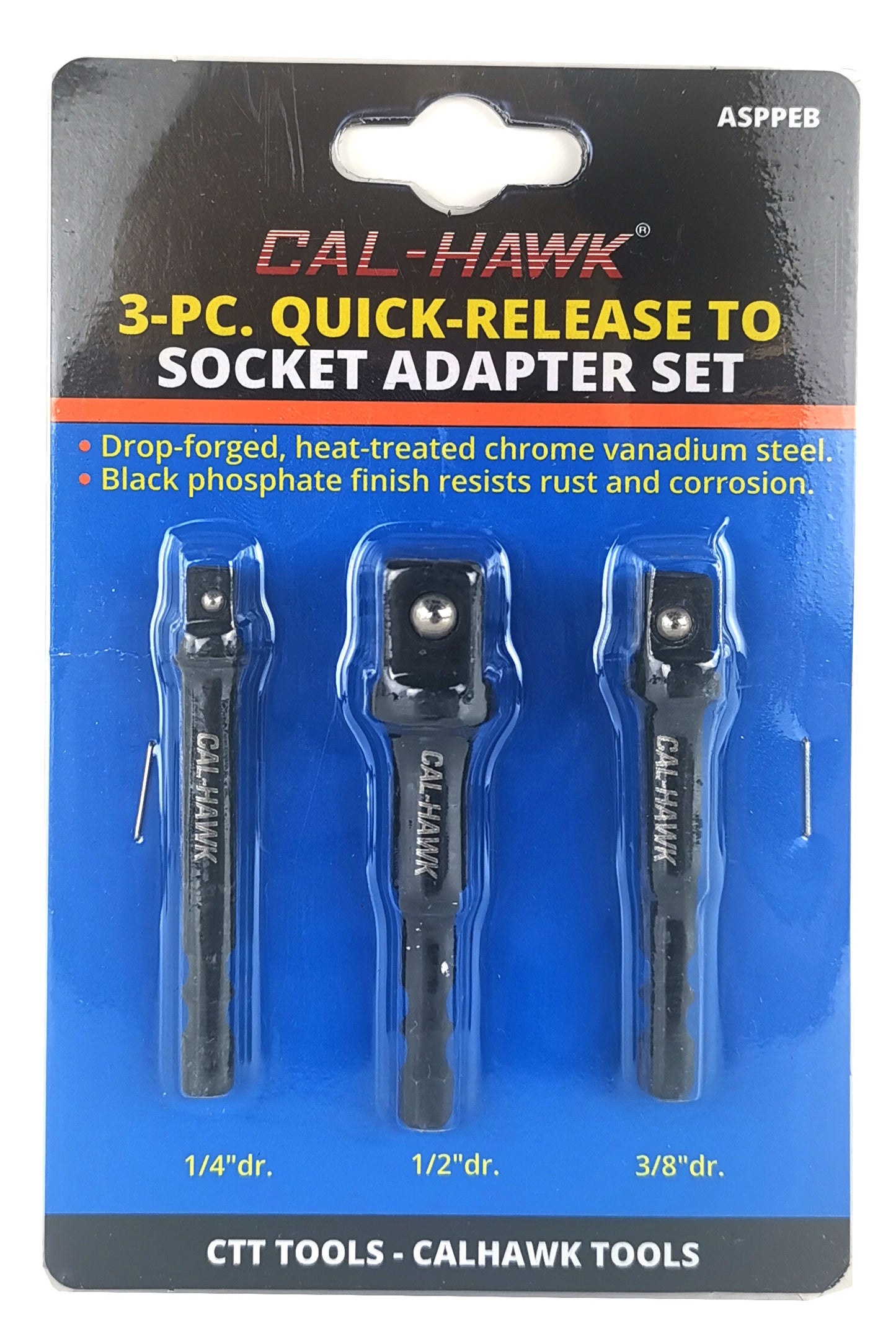 3PC POWER EXTENSION BAR (IMPACT BLACK)