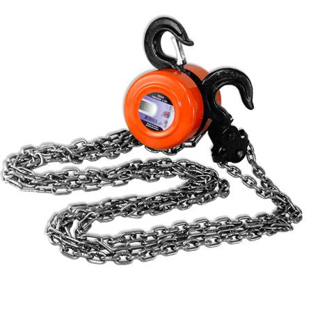 2 TON CHAIN HOIST W/9' CHAIN