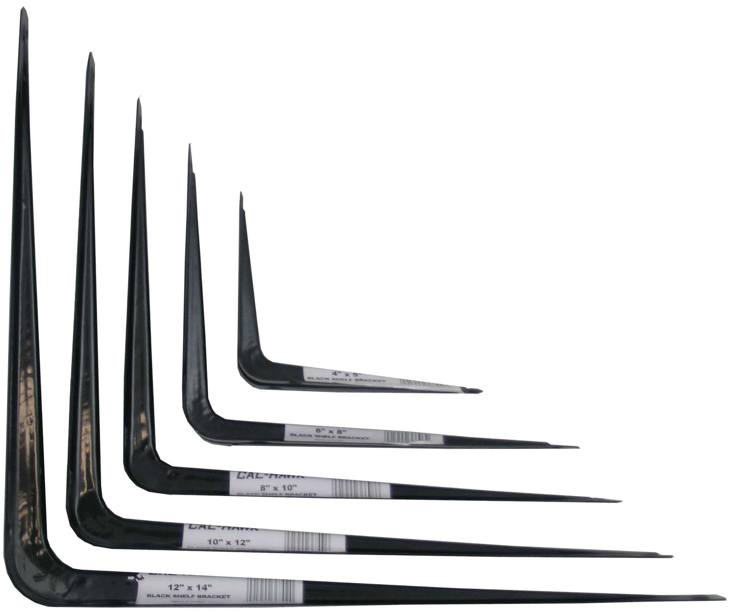 10X12 BLACK SHELF BRACKET
