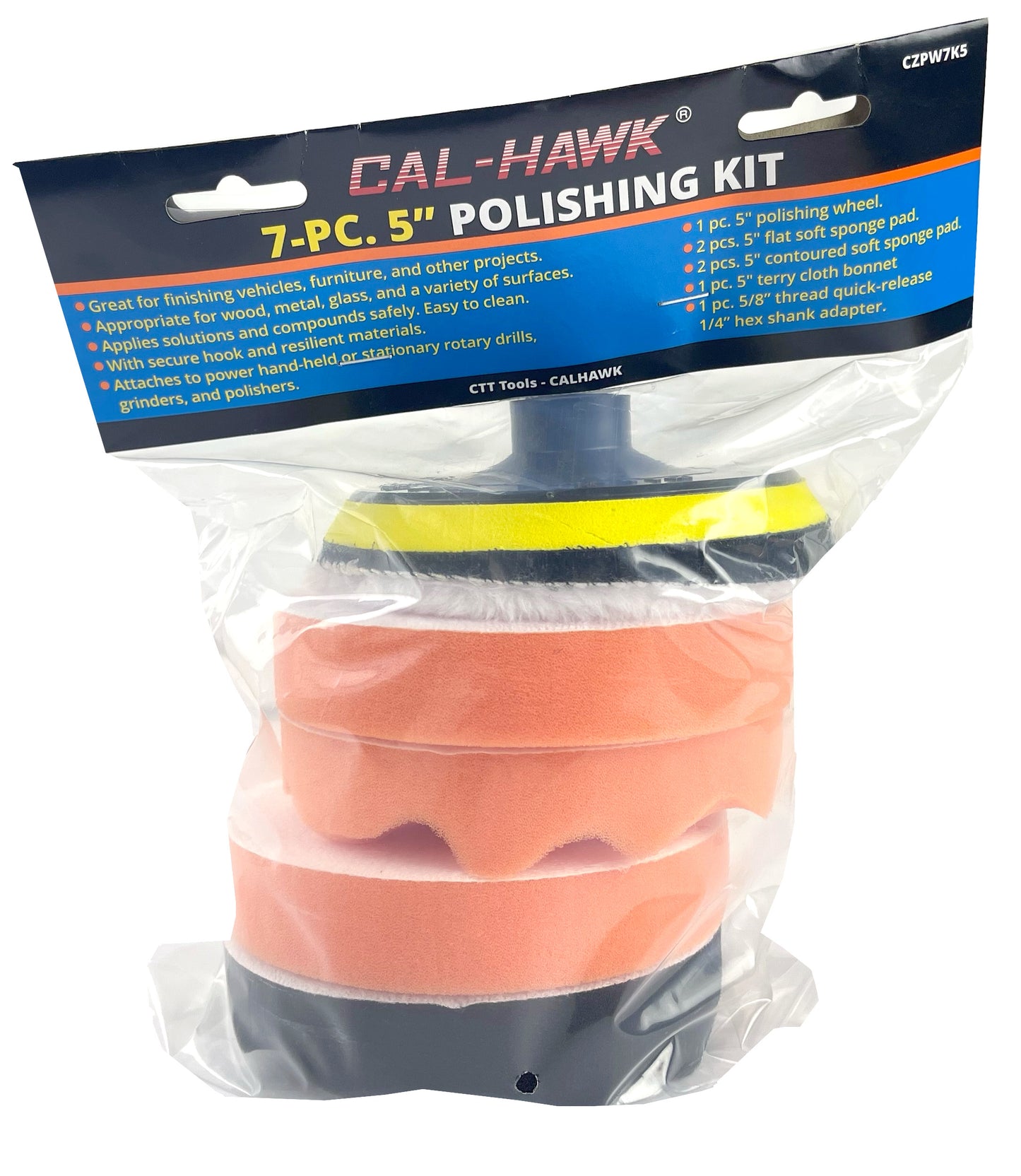 7PC 5" POLISHING KIT