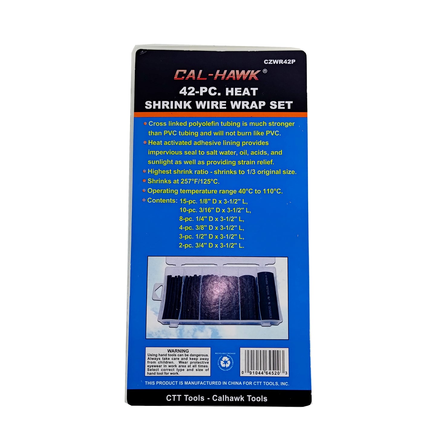 42PC HEAT SHRINK WIRE WRAP