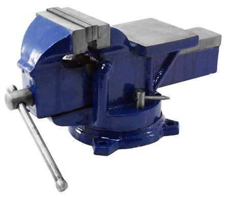 5" VISE WITH SWIVEL BASED