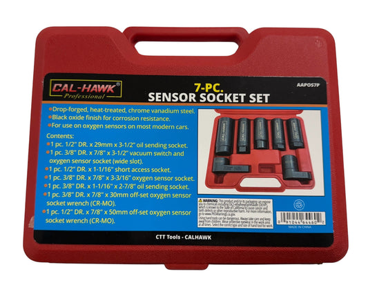 7PC OXYGEN SENSOR SOCKET SET