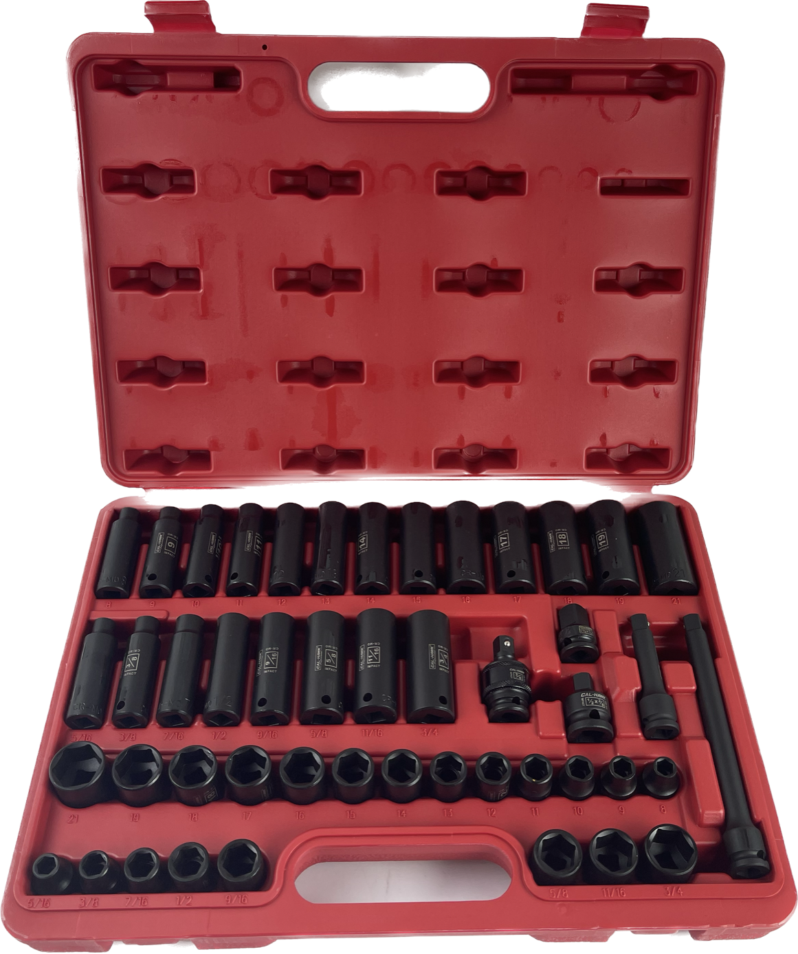 47PC 3/8" CR-MO IMPACT SOCKET SET