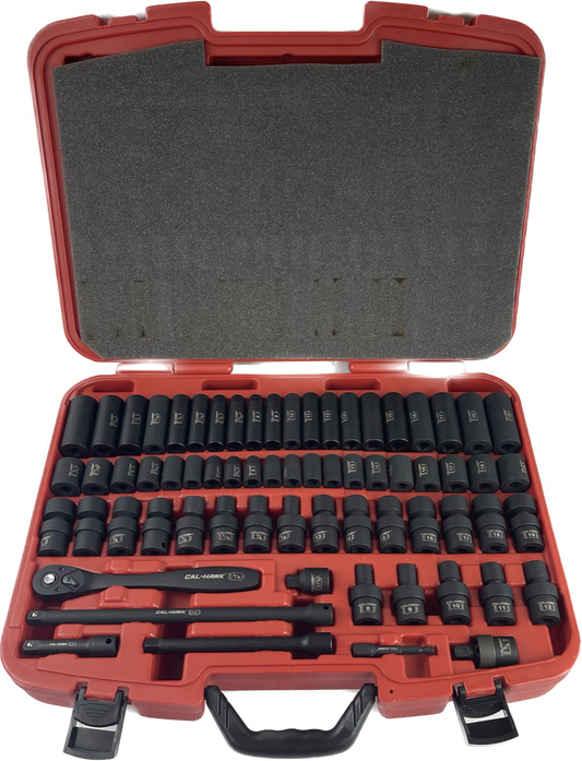 67PC 3/8" DR IMPACT MASTER SOCKET SET