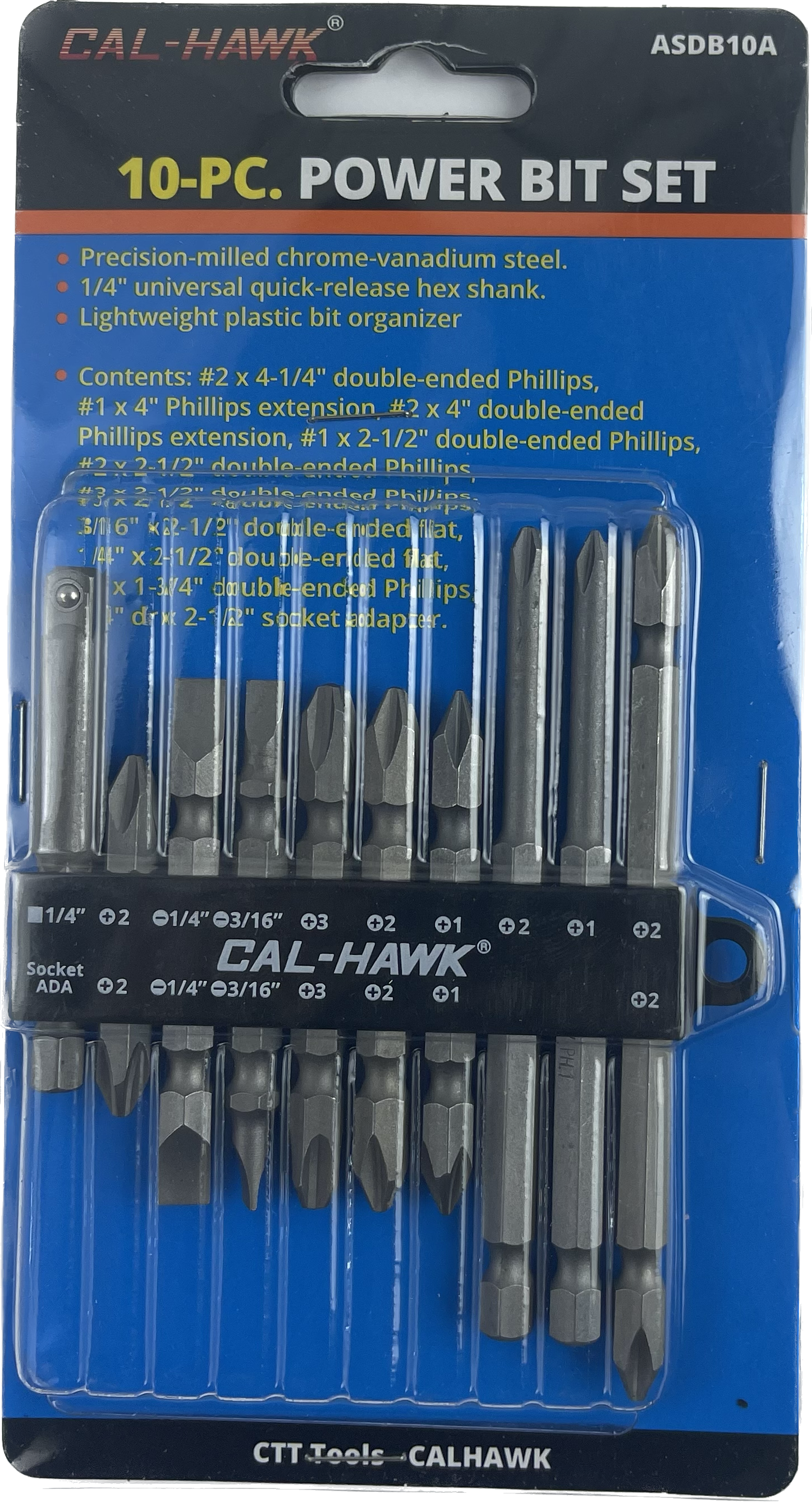 10PC ELECTRICAL DRILL BITS