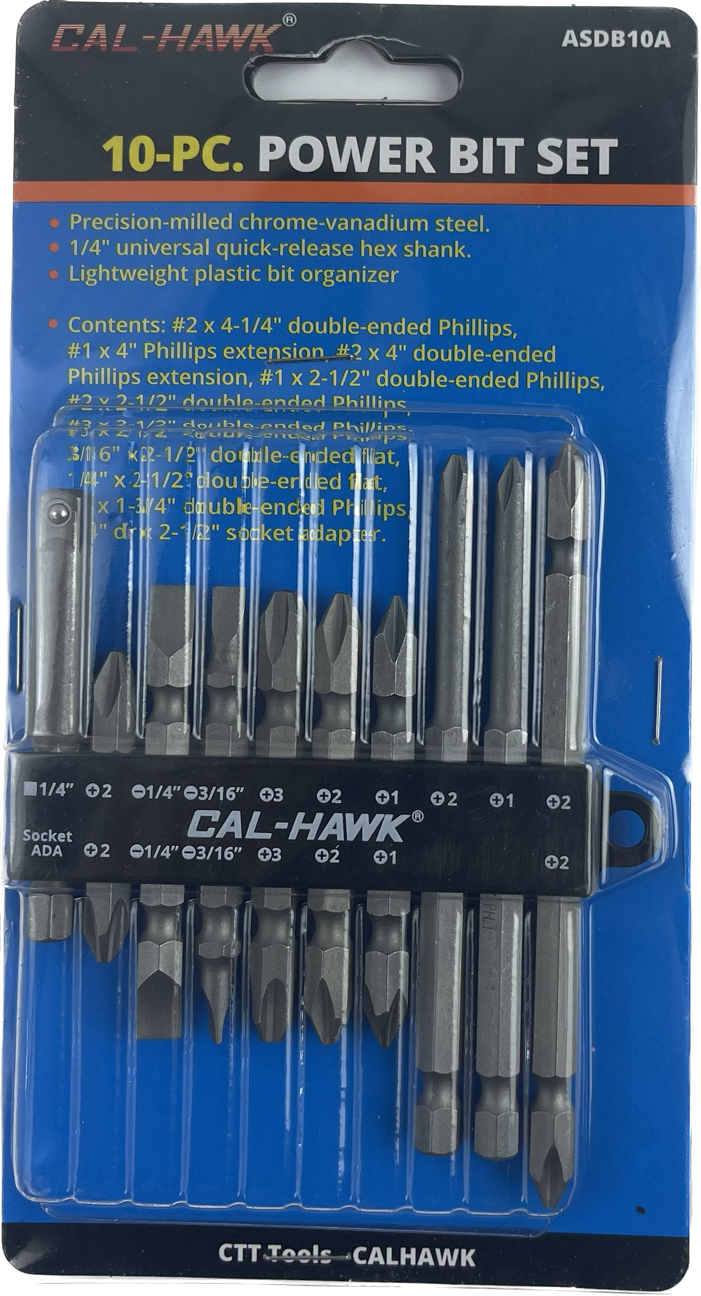 10PC ELECTRICAL DRILL BITS