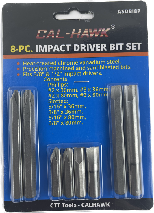 8PCS IMPACT DRIVER BITS