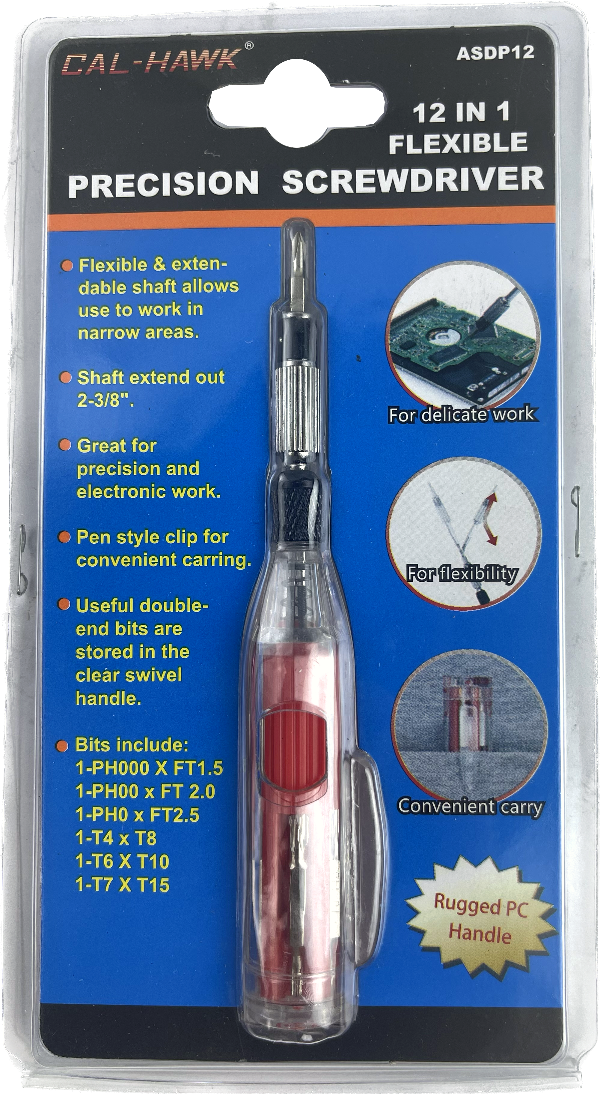 12 IN 1 PRECISION EXTENDABLE SCREWDRIVER