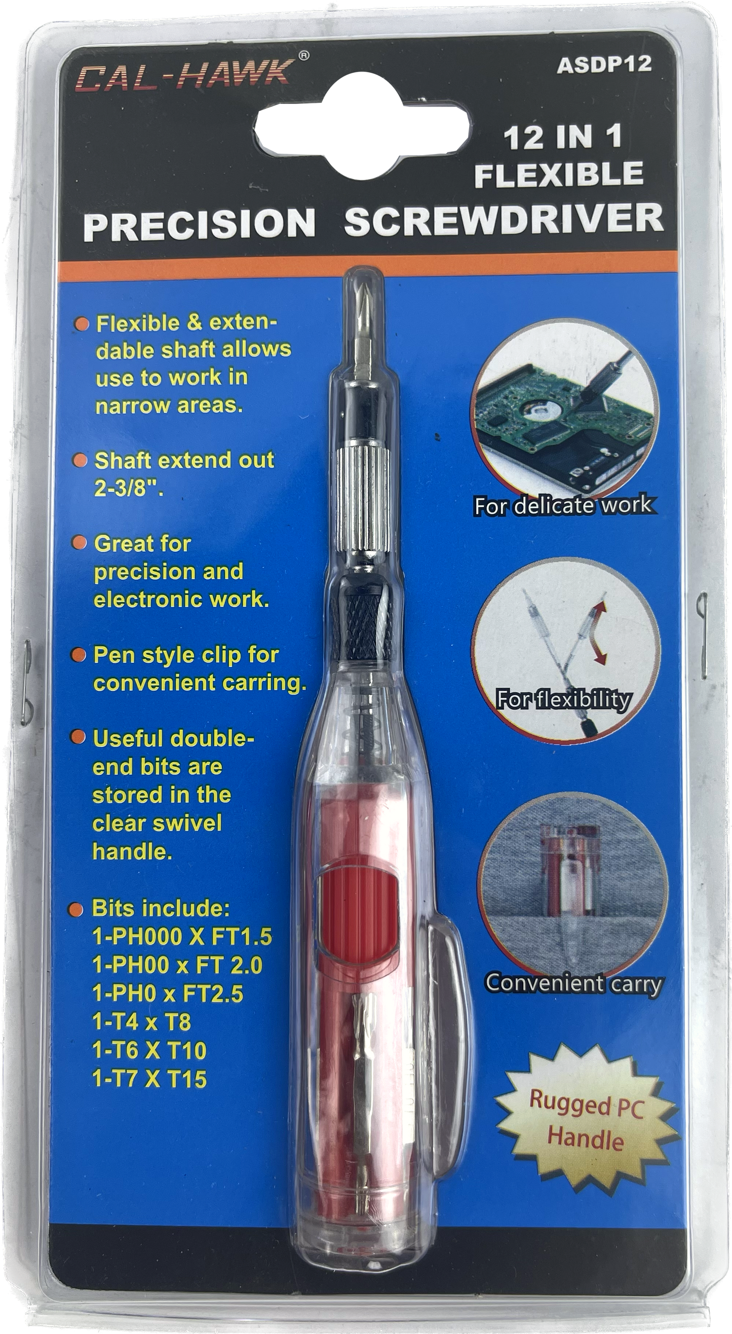 12 IN 1 PRECISION EXTENDABLE SCREWDRIVER