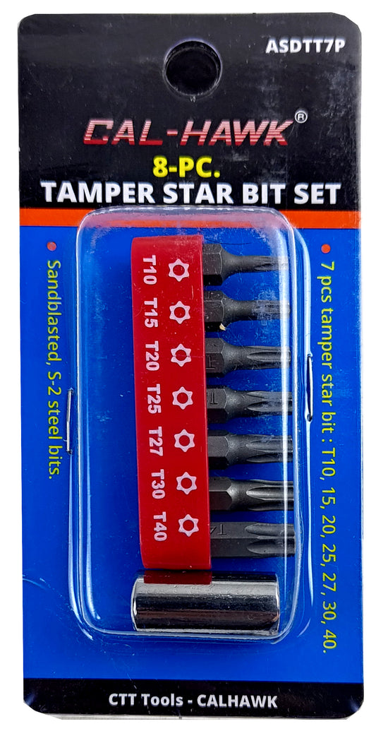 8PC TAMPER STAR BIT