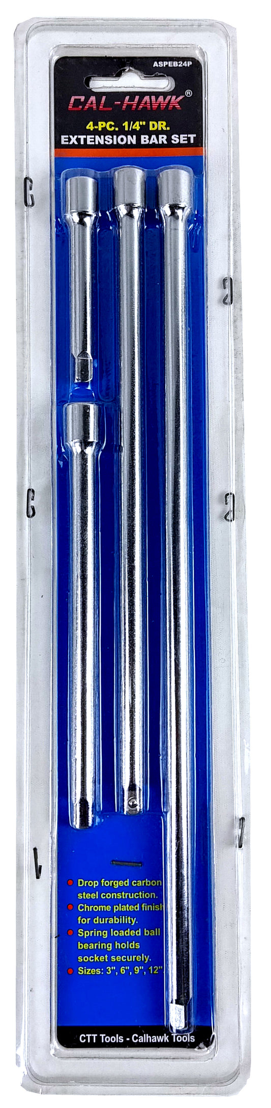 EXTEN BAR 1/4" 4PC (C-H)