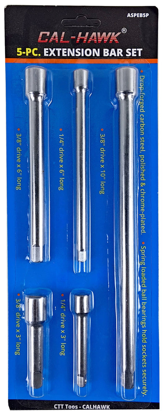 EXTENSION BAR 5PC 3/8 & 1/4