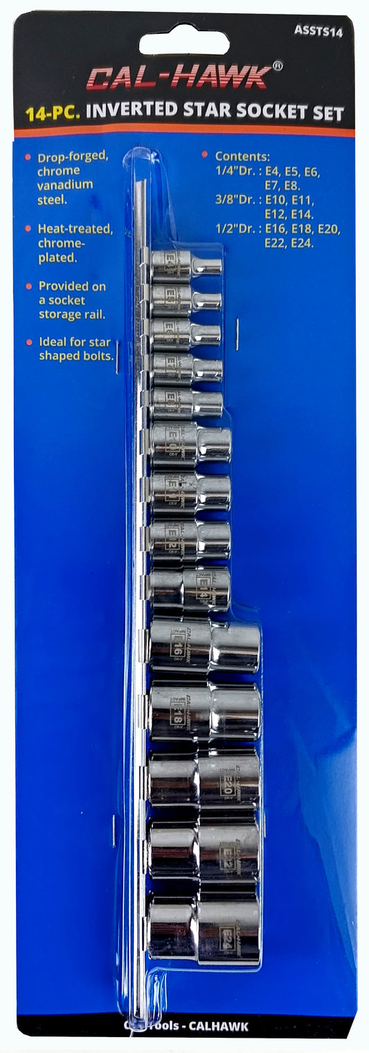 14PC STAR SOCKET SET