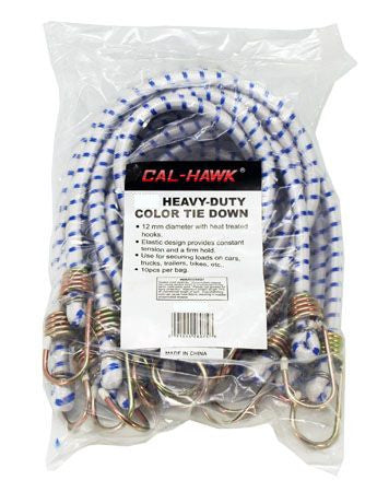 18" 12MM CLR TIE DOWN C-H/10PC