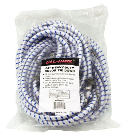 64" 12MM CLR TIE DOWN C-H/10PC