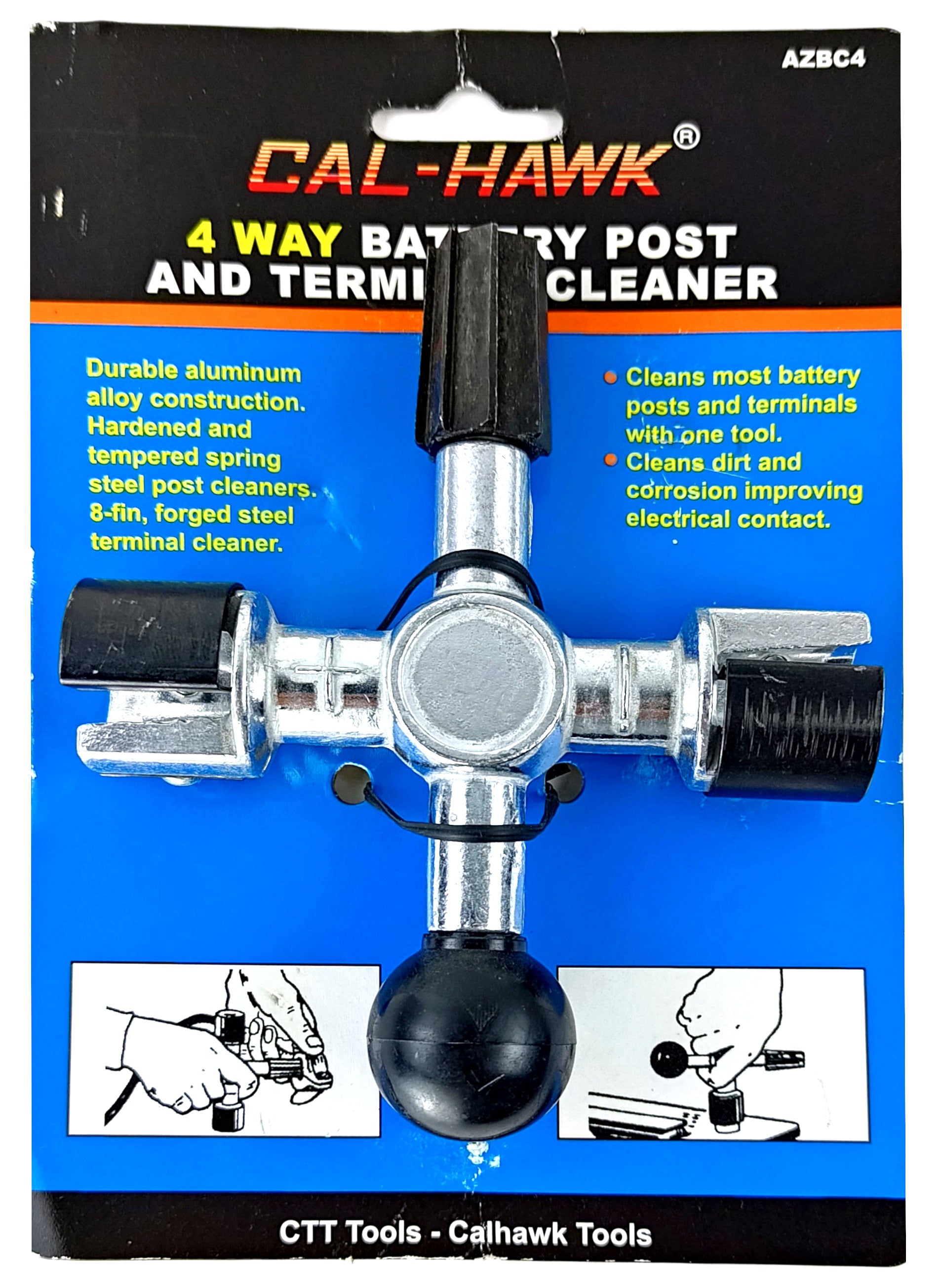 4 WAY BATTERY POST CLEANER