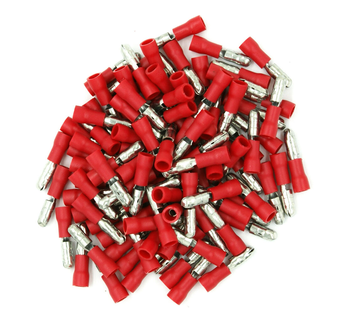 RED MALE BULLET CONNECTOR