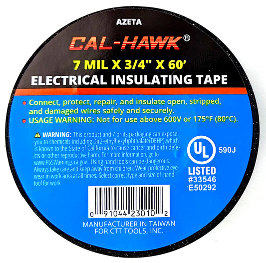 3/4"X60 YARD UL ELECTRIC TAPE