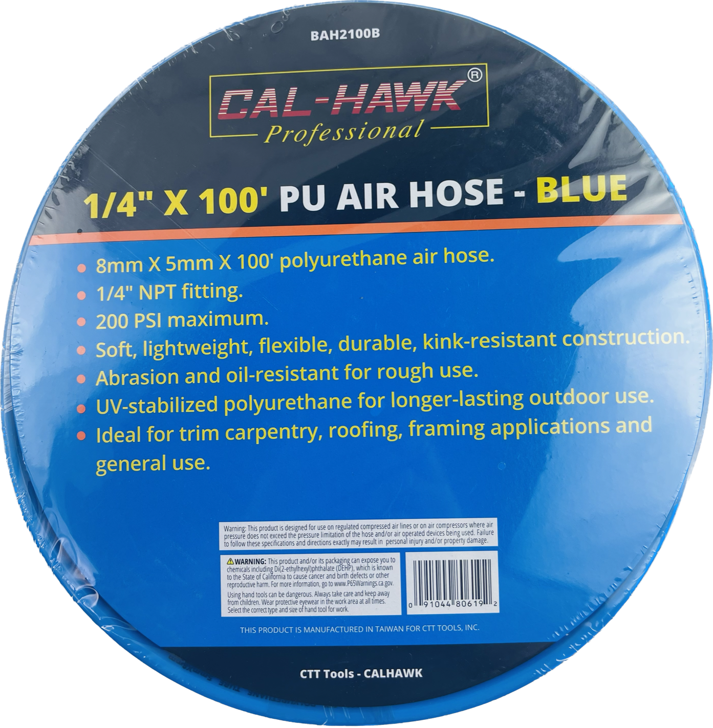 100' PU AIR HOSE ( BLUE )