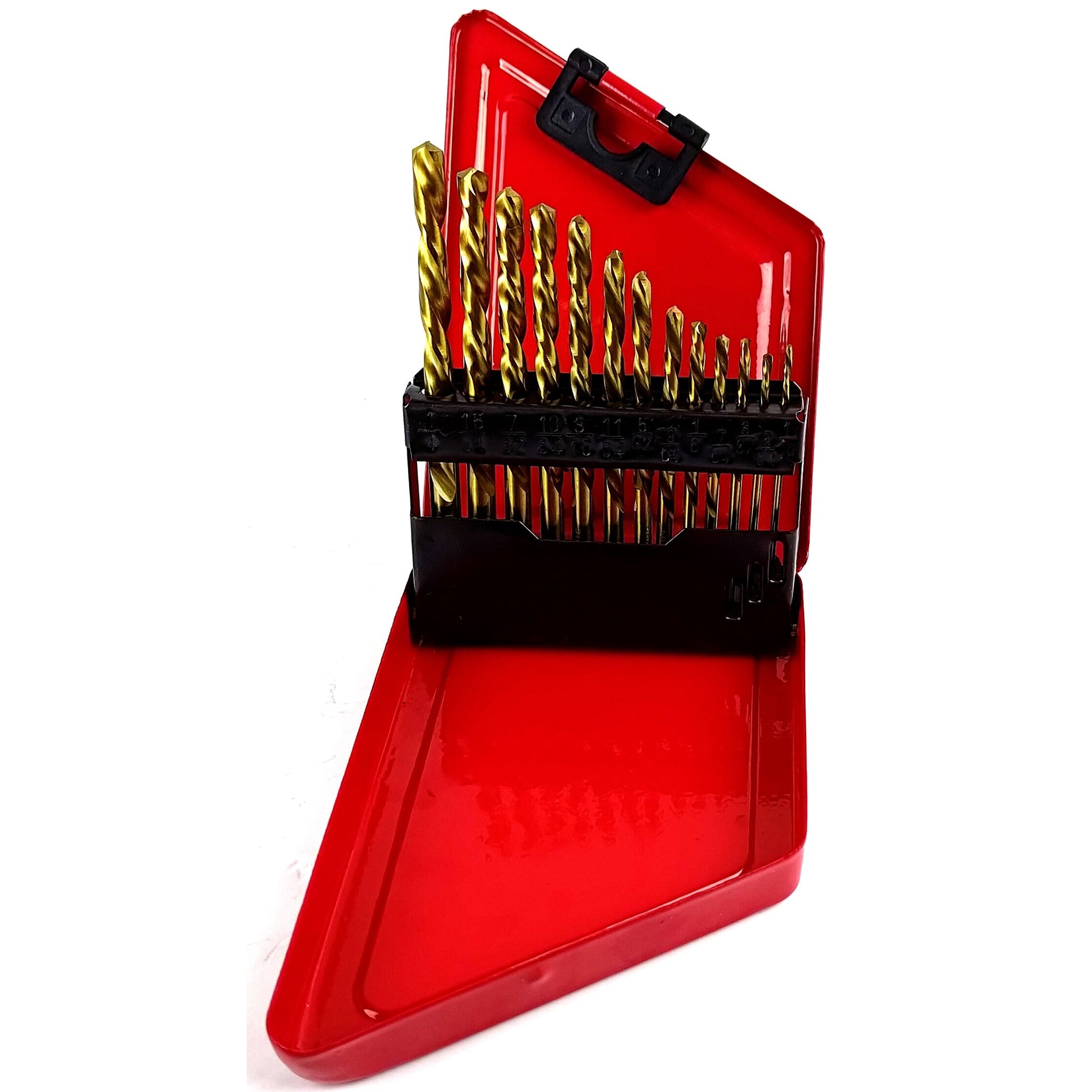 13PC TITANIUM LEFT-HAND BIT SET