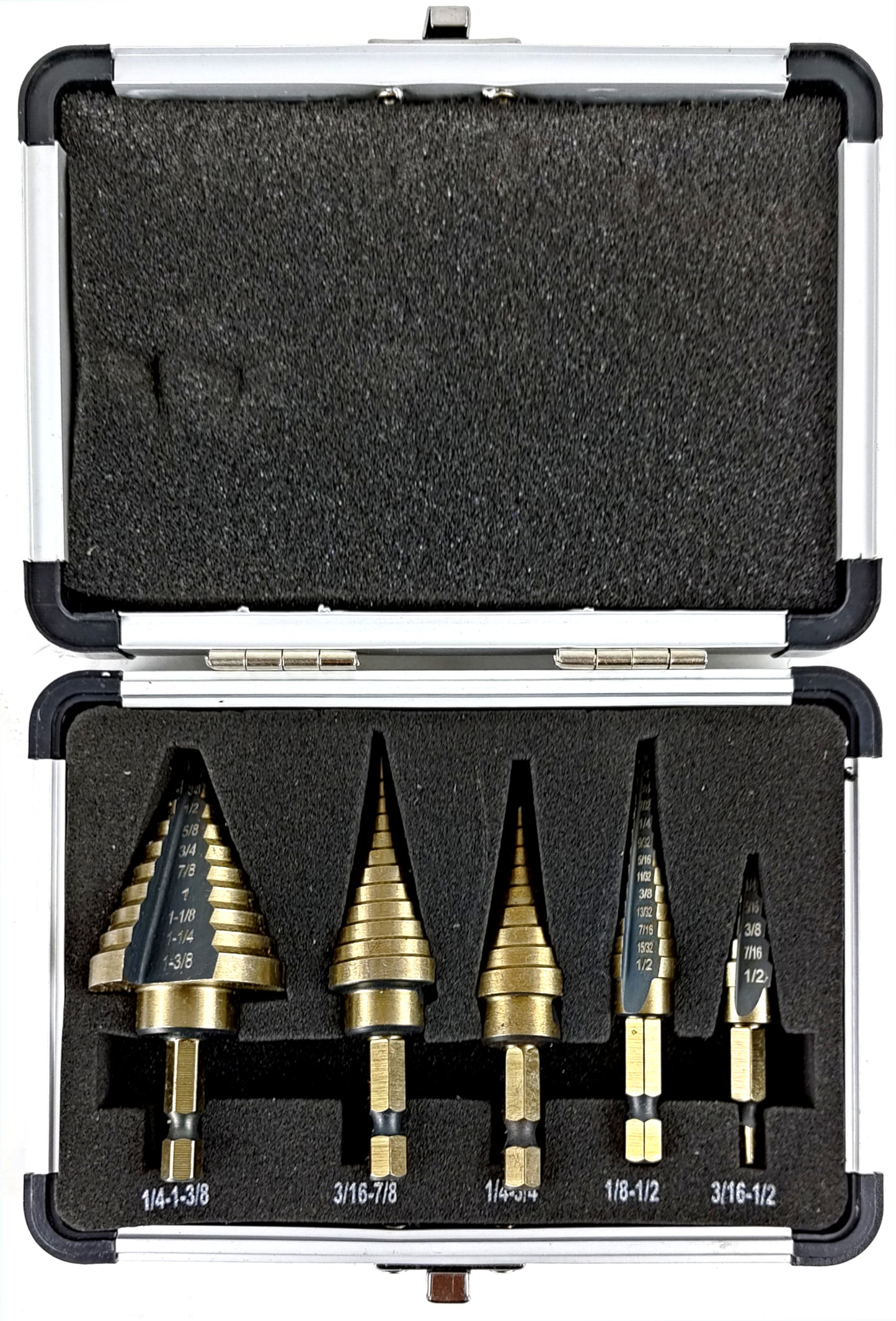 5PC STEP DRILL SET