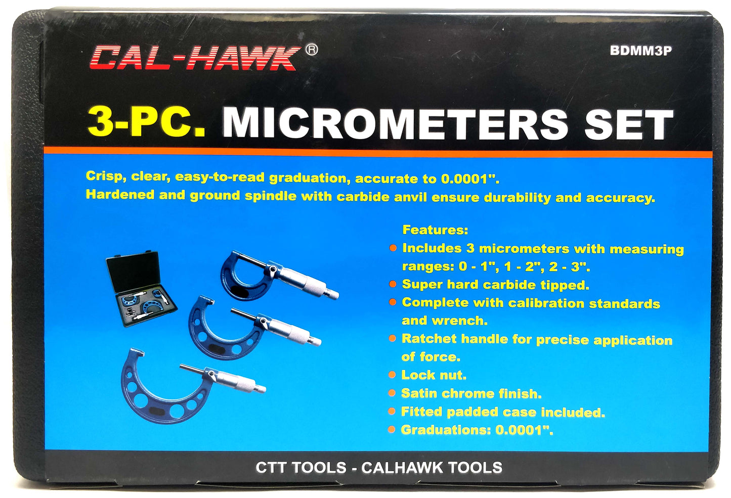 3PC MICROMETERS SET