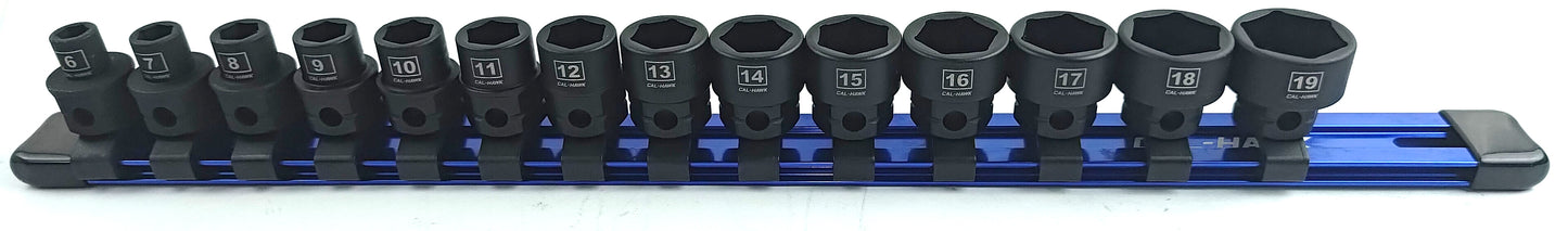 14PC 3/8" DR NANO IMPAC SOCKET-METRIC