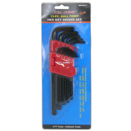 13PC BALL POINT HEX KEY DRIVER SET