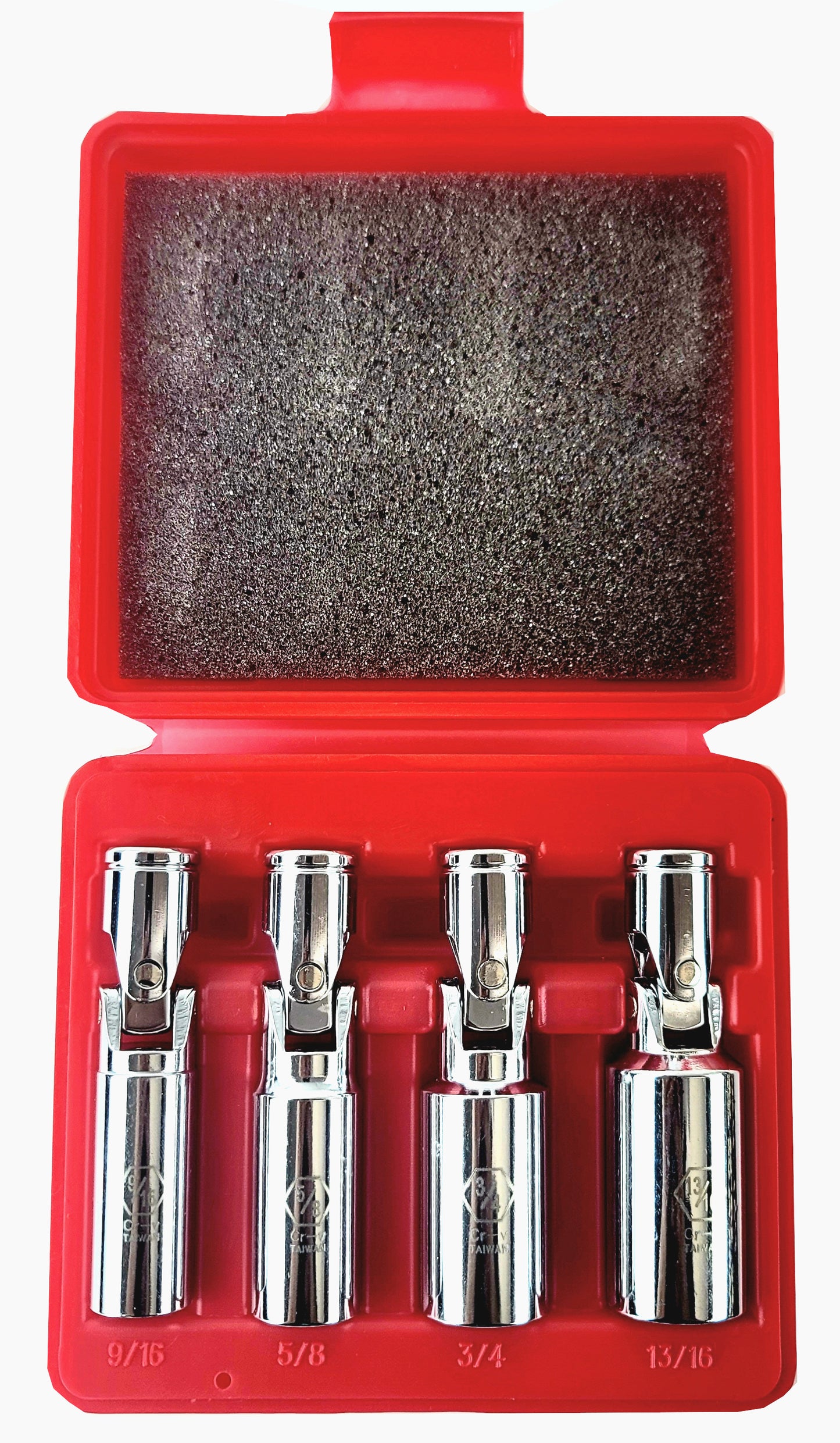 4PC 3/8 DR UNIVERSAL SPARK PLUG SKT