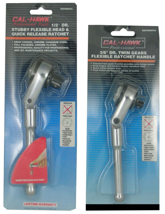 1/2"DR STUBBY FLEX RATCHET