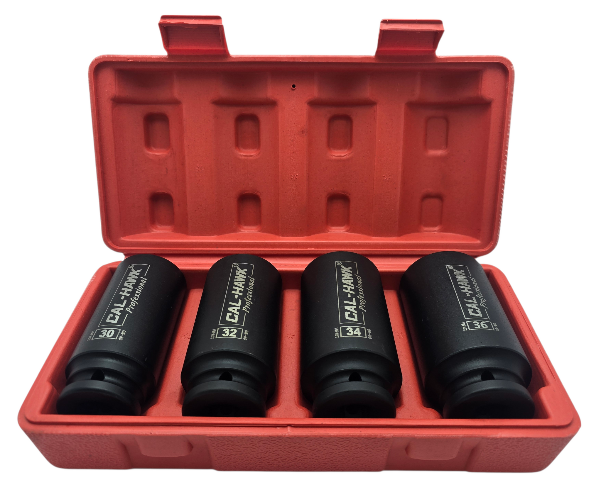 4PC AXLE NUT SOCKET SET 12 PTS