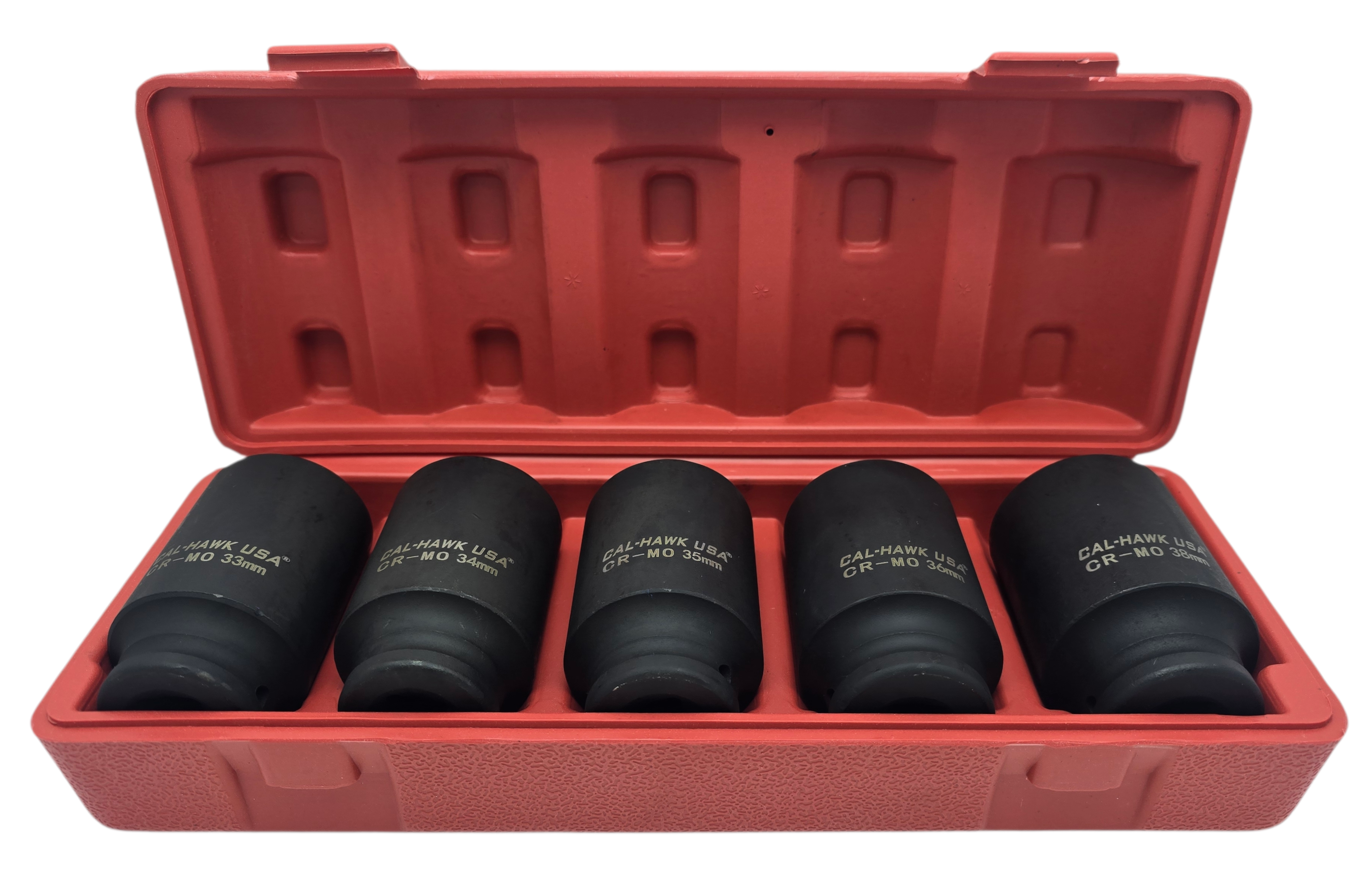 5PC AXLE NUT SOCKET SET