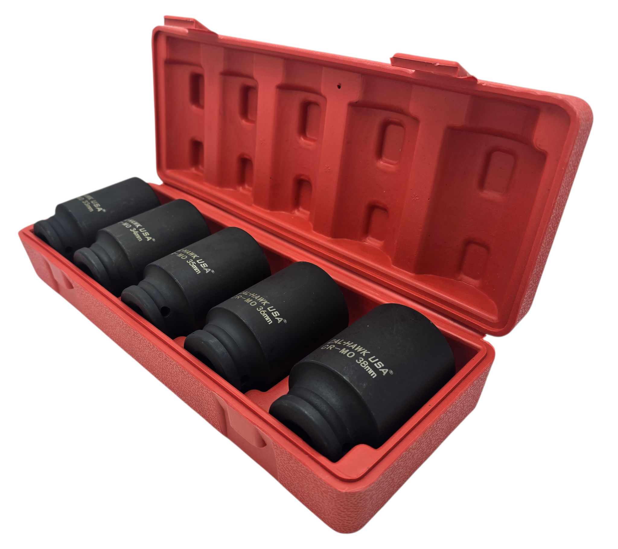 5PC AXLE NUT SOCKET SET