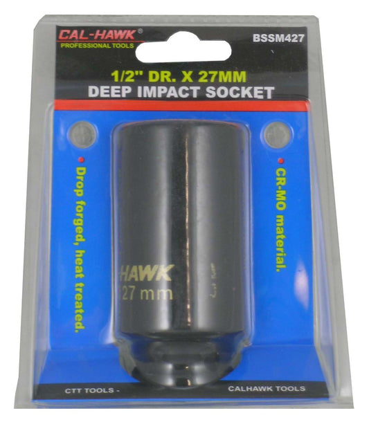 1/2" 27MM CR-MO DEEP IMPACT SOCKET