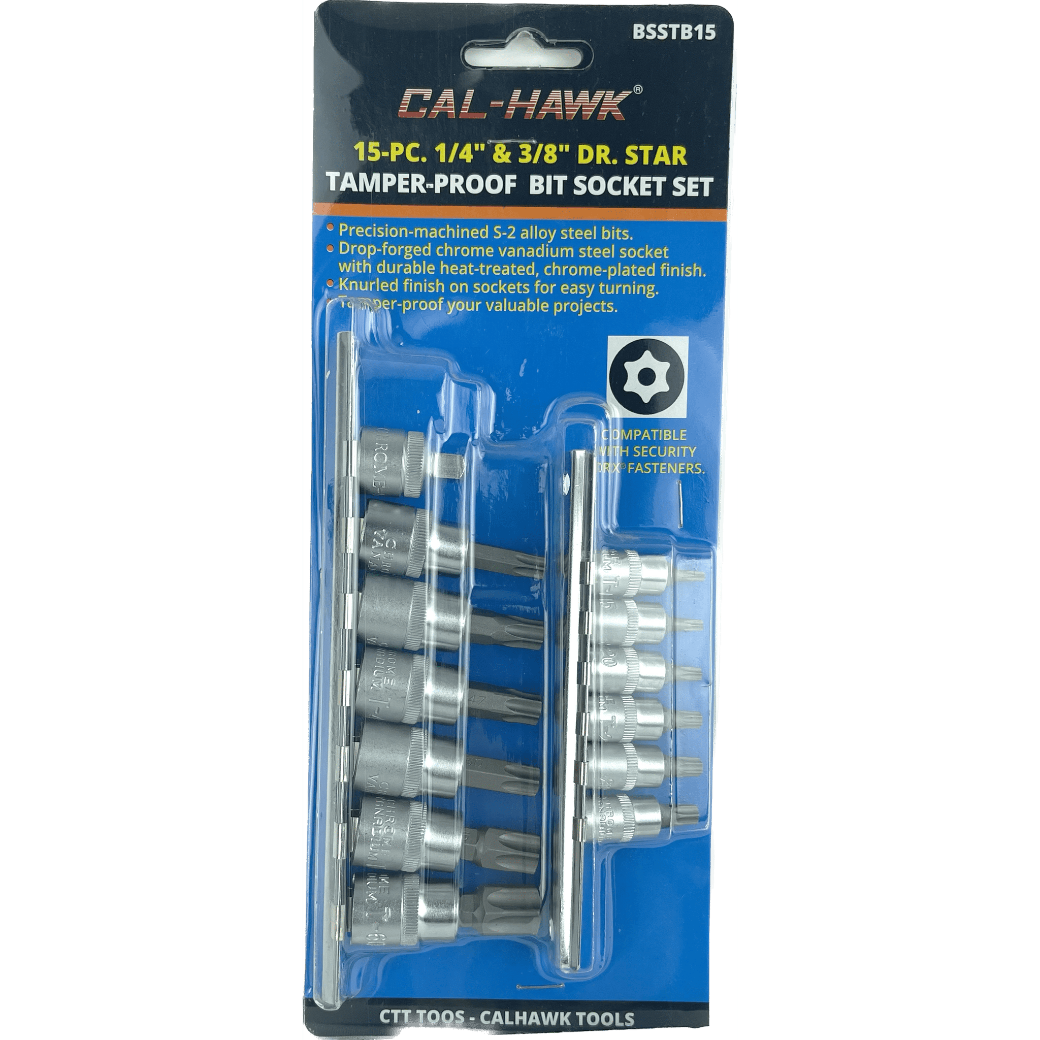 15 PCS TAMPER START BITS