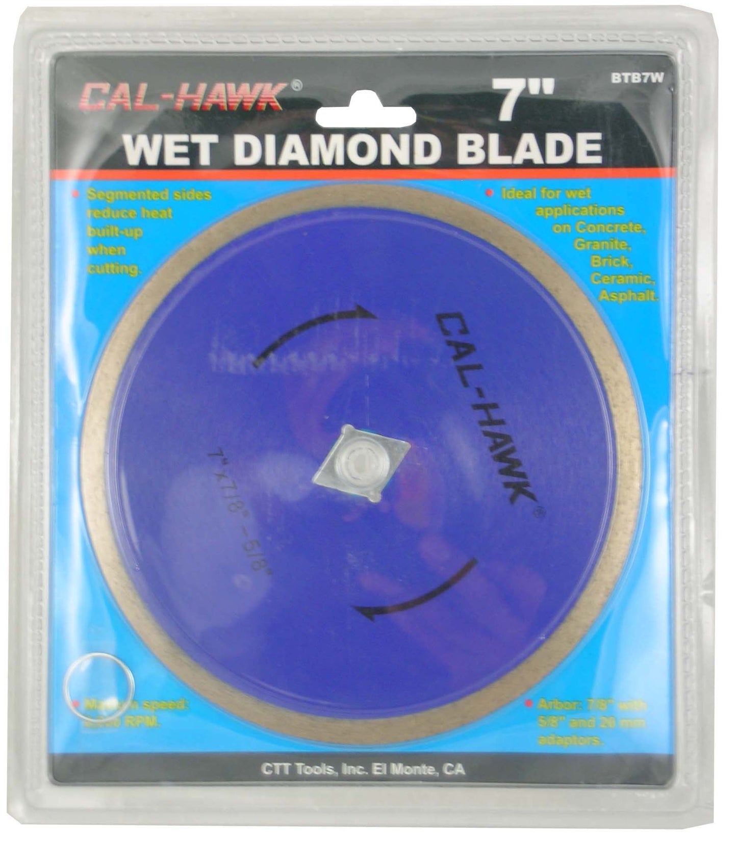 7" WET RIM TILE BLADE