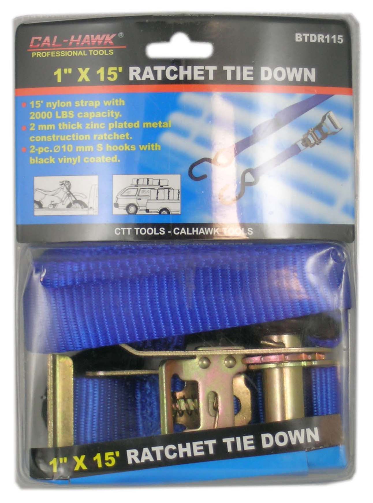 1" X 15' RATCHE TIE DOWN