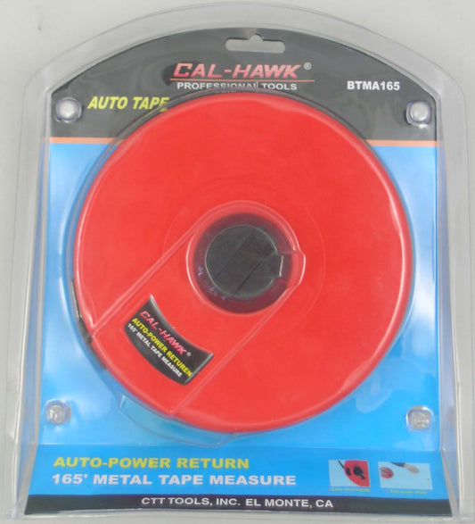 165 FT AUTO RETURN METAL TAPE