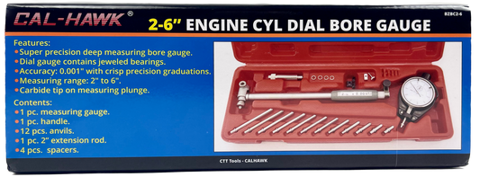 2-6" ENGINE CYL DIAL BORE GAUGE