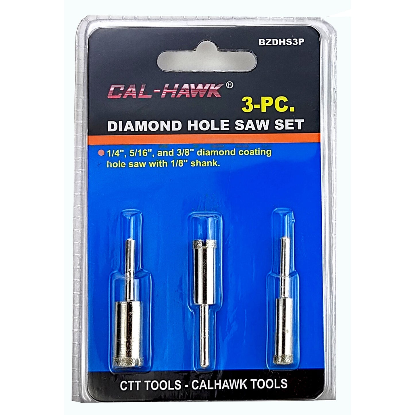 3PC DIAMOND HOLE SAW SET