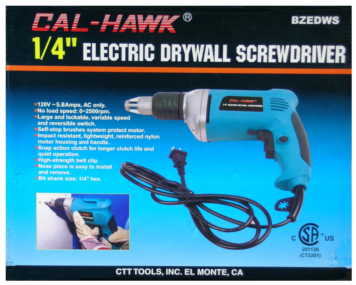 DRYWALL SCREWDRIVER (UL)