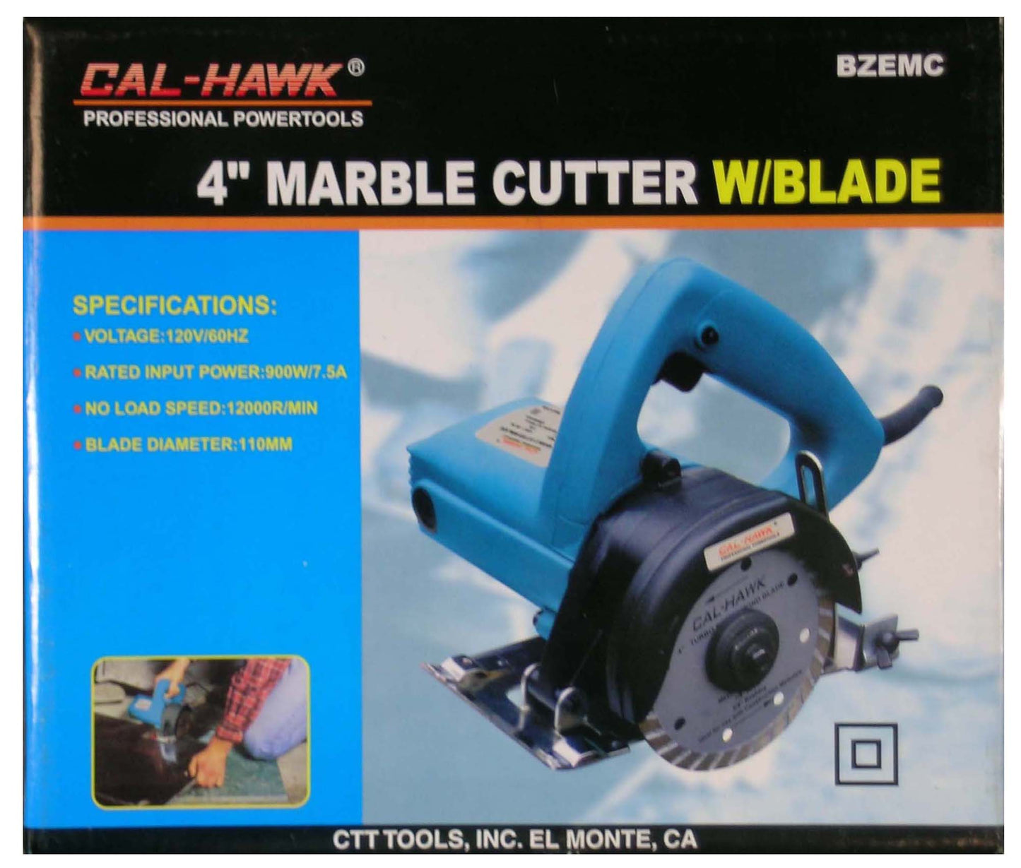 4" MARBLE CUTTER W/BLADE (UL)