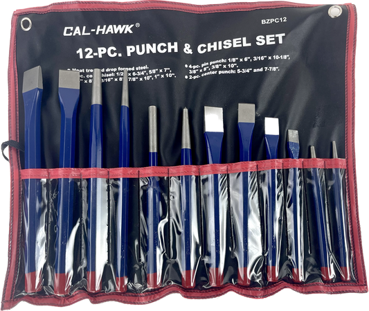 12PCS PUNCH & CHISEL SET