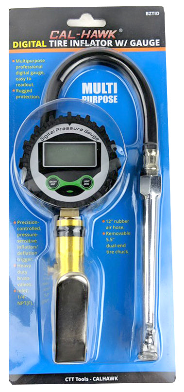 DIGITAL TIRE INFLATOR W/GAUGE