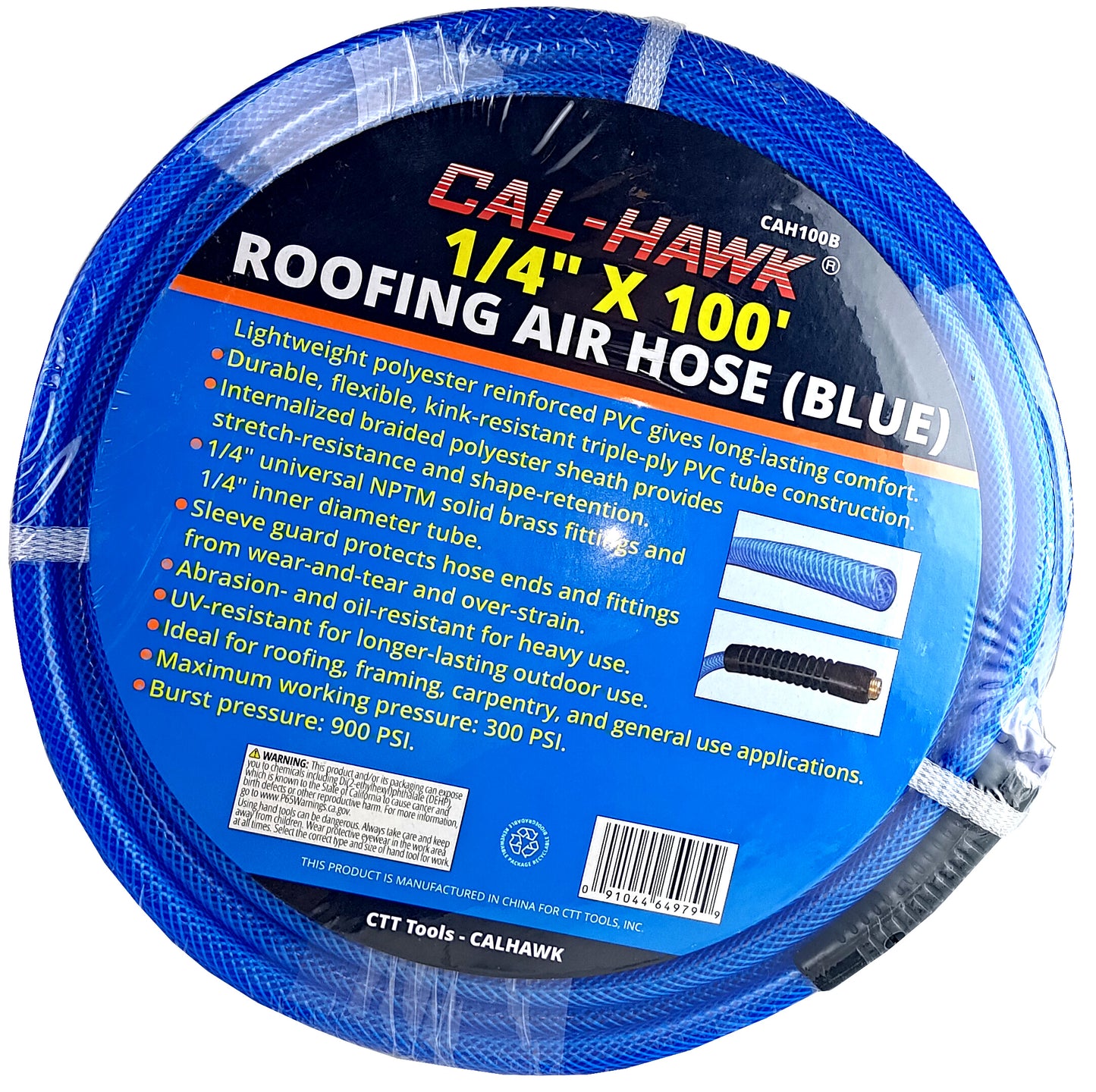 1/4" X 100' ROOFING AIR HOSE (BLUE)