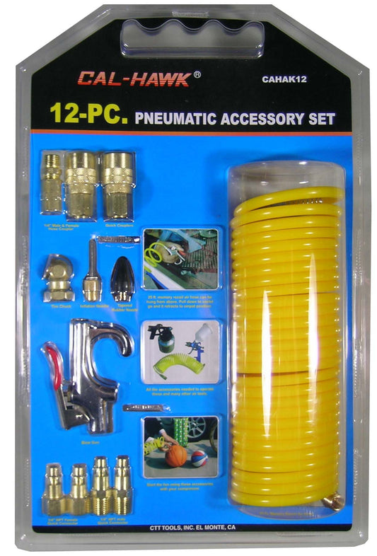 12 PCS PNEUMATIC ACCESSORY SET