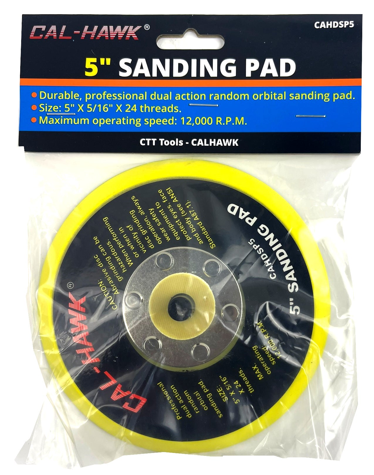 5" ORBITAL SANDING PAD