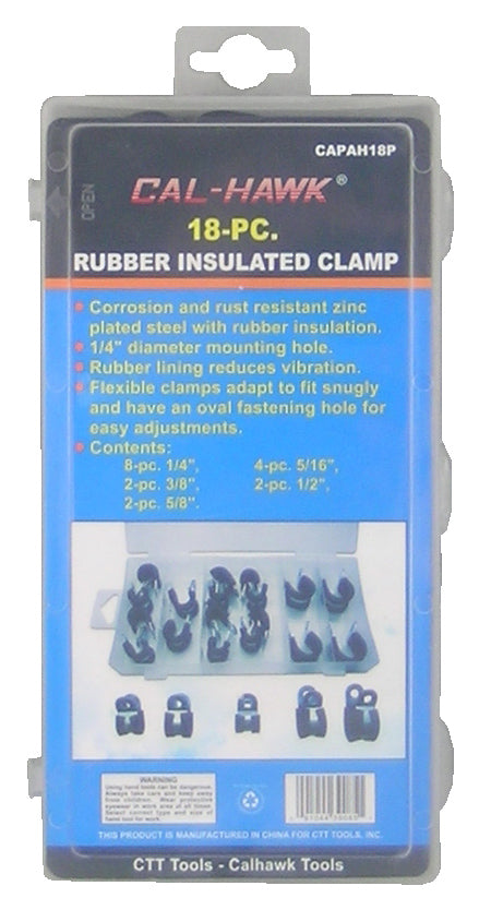 18PC RUBBER INSULATED CLAMP