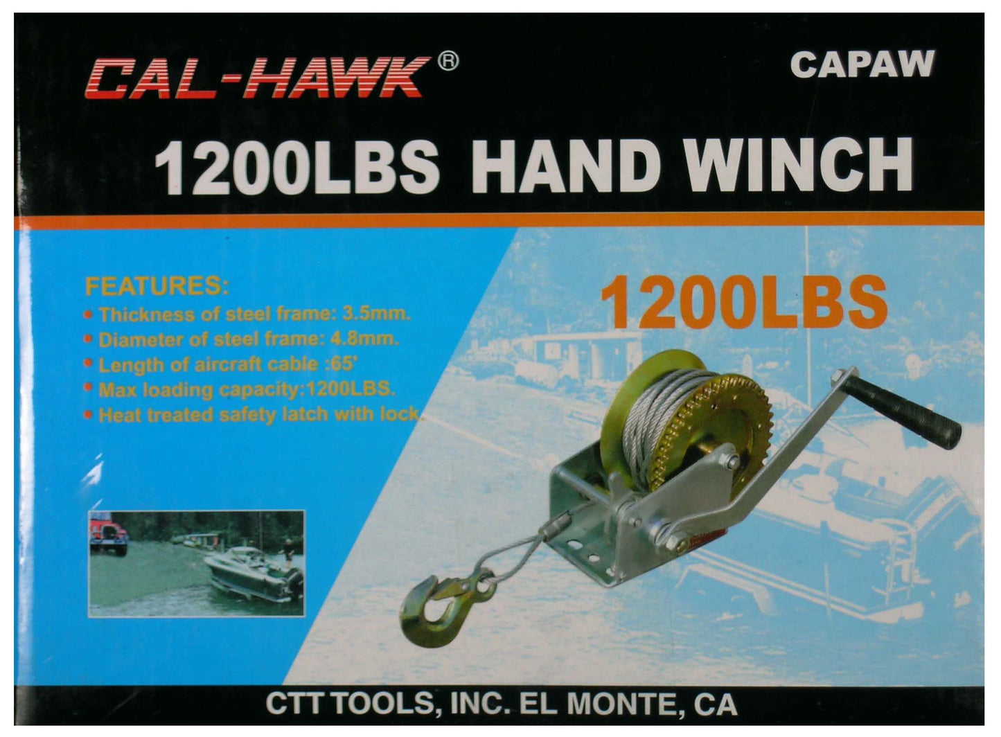 1200LBS HAND WINCH